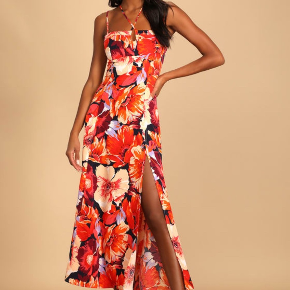 Lulus Floral Maxi Dress